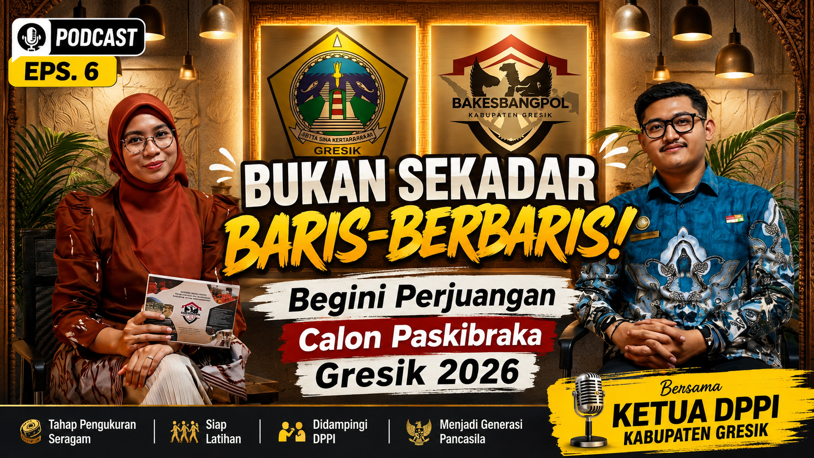 Podcast Bakesbangpol Episode 6: Mengenal DPPI dan Perjuangan di Balik Sosok Paskibraka